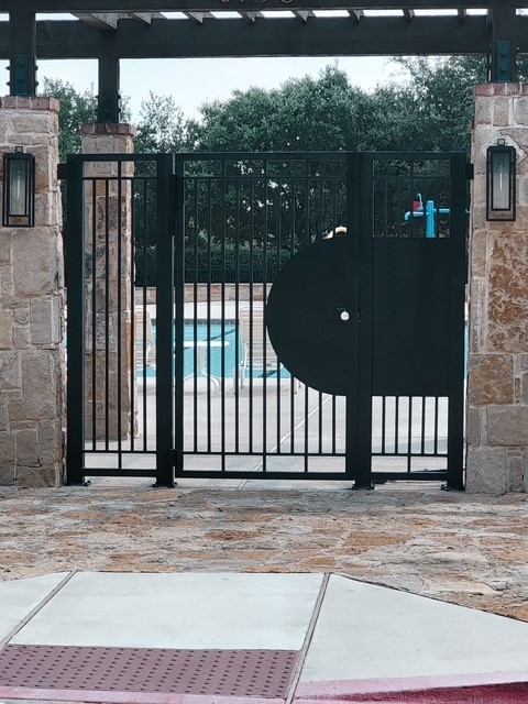 Courtyard gate